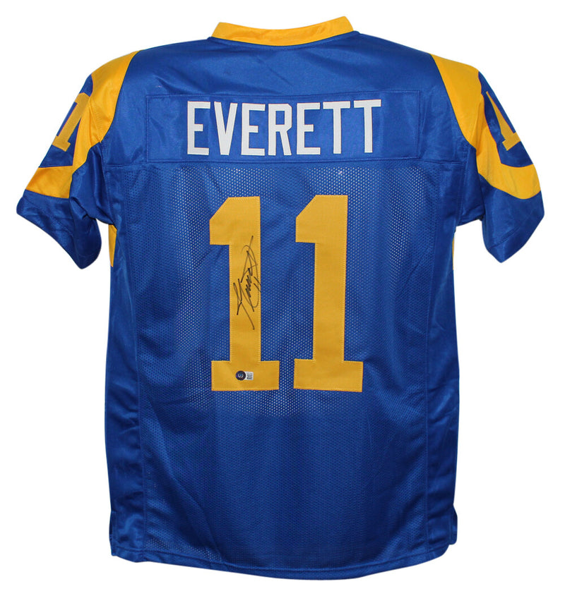Jim Everett Signed Los Angeles Rams Pro Style Jersey (Beckett BAS)