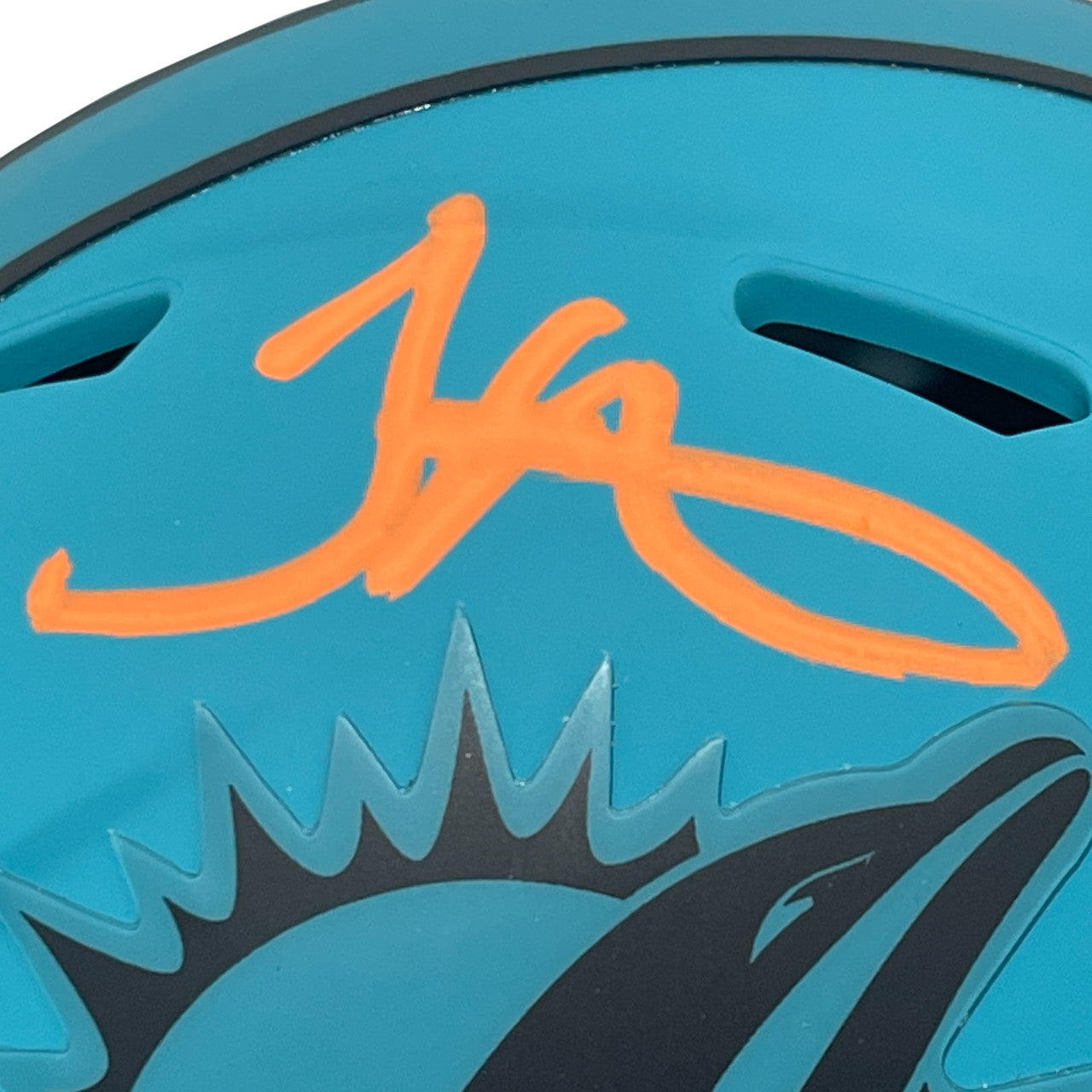 Tyreek Hill Signed Miami Dolphins Rave Alternate Mini Helmet (BAS Witness)
