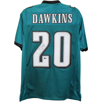Brian Dawkins Signed Philadelphia Eagles Green Jersey