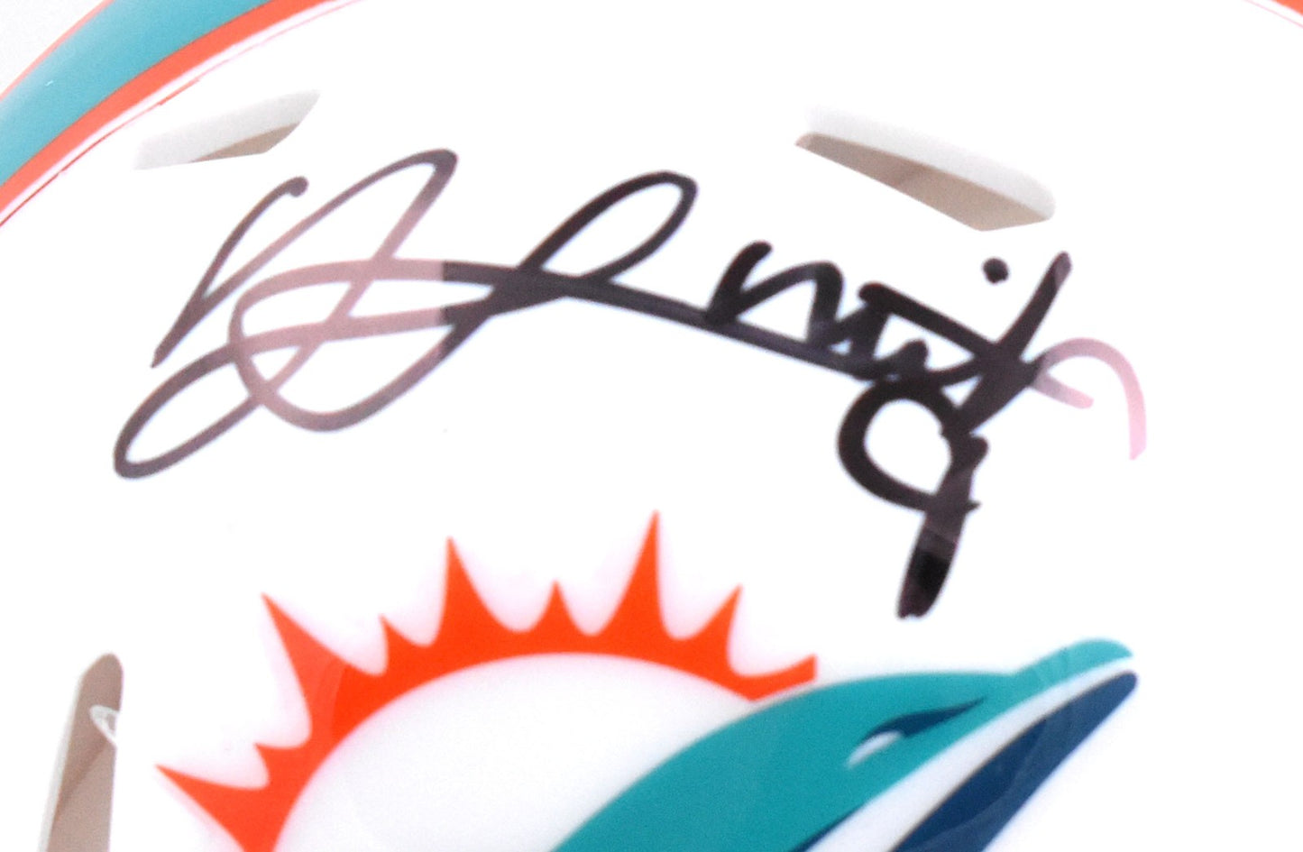 Jonnu Smith Autographed Miami Dolphins Mini Helmet