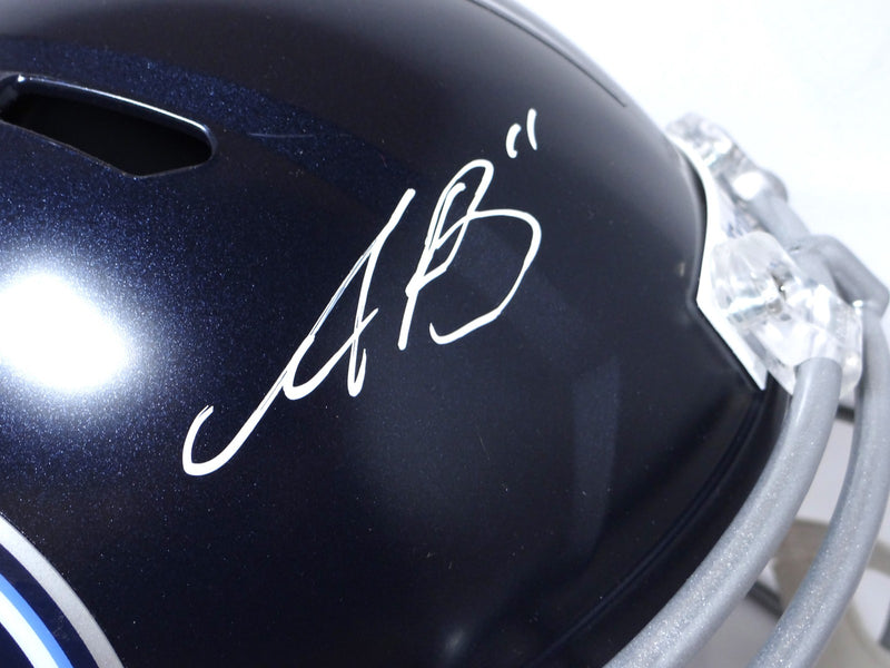 AJ Brown Autographed Tennessee Titans Full Size Speed Helmet