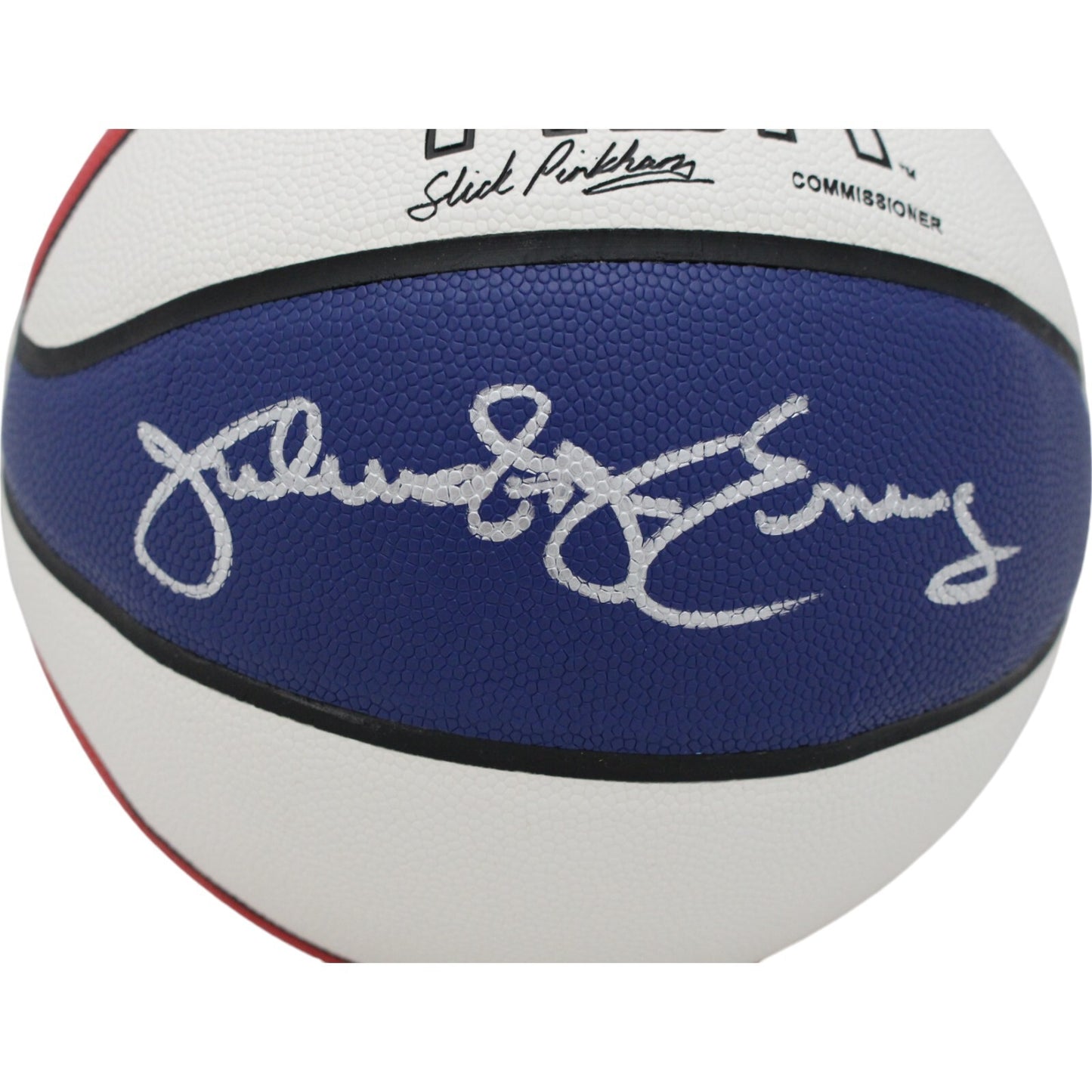 Julius Erving Autographed Philadelphia 76ers ABA Basketball