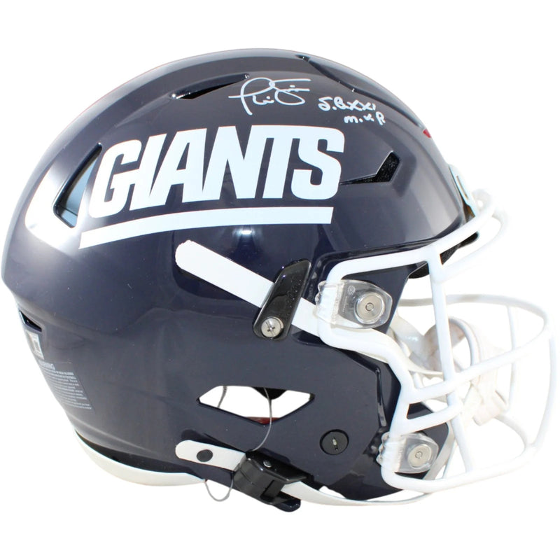 Phil Simms Signed New York Giants Authentic SpeedFlex Throwback Helmet SB XXI MVP
