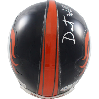 Darrent Williams Signed Denver Broncos VSR4 Mini Helmet (BAS)