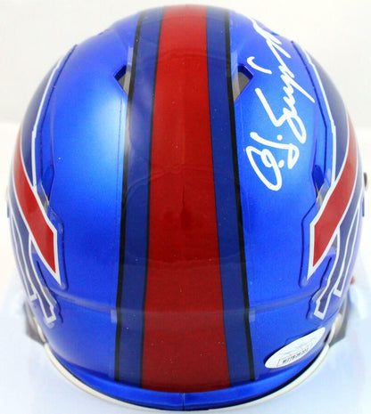 OJ Simpson Signed Buffalo Bills Flash Speed Mini Helmet