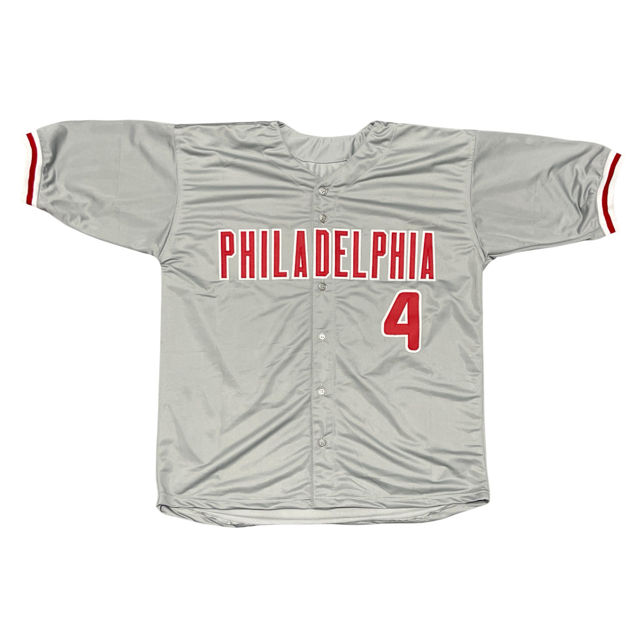 Lenny Dykstra Signed Philadelphia Phillies Custom Jersey (3x AS Inscription)