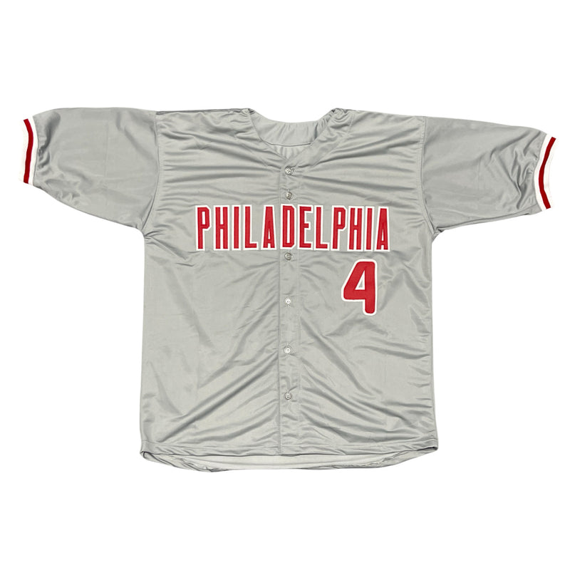 Lenny Dykstra Signed Philadelphia Phillies Custom Jersey (3x AS Inscription)
