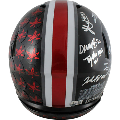 Ohio State Buckeyes Team Signed Authentic Full Size Helmet (19 Signatures)