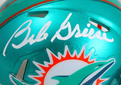 Bob Griese Signed Miami Dolphins Flash Speed Mini Helmet
