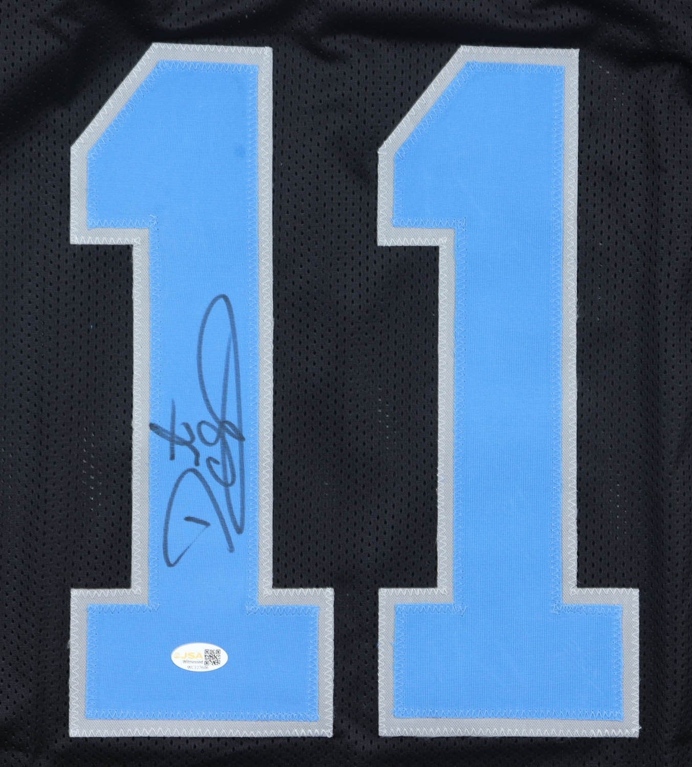 Daunte Culpepper Autographed Detroit Lions Black Custom Jersey