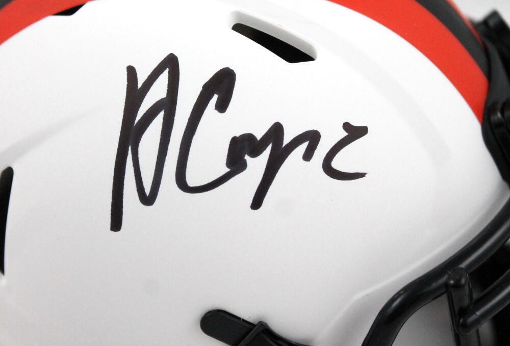 Amari Cooper Autographed Cleveland Browns Lunar Speed Mini Helmet