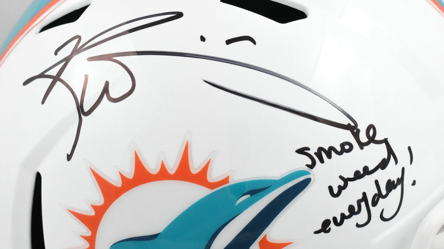 Ricky Williams Signed Miami Dolphins Full Size Speed Helmet - "SWED"