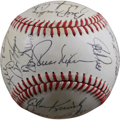 Cincinnati Reds 1983 Team Signed Baseball - Johnny Bench & 23 Others (Beckett)