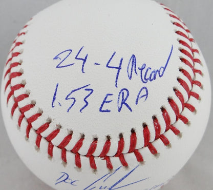 Dwight Doc Gooden Signed Rawlings Official MLB Baseball w/ Inscriptions