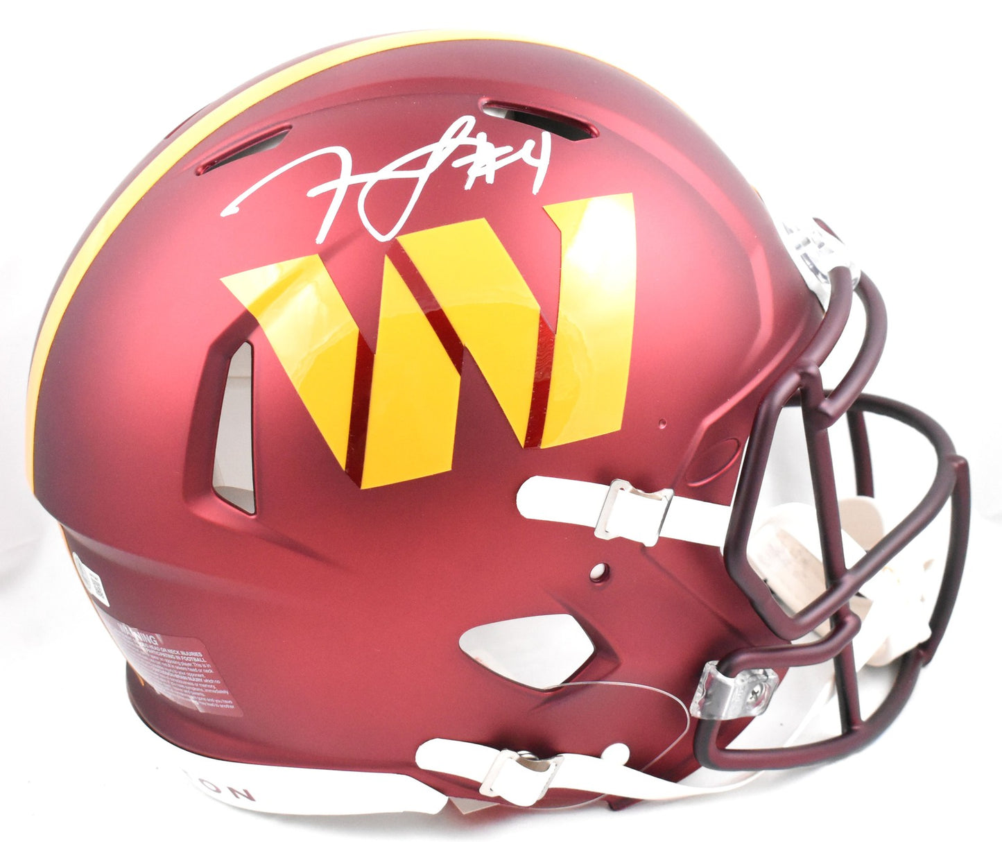 Frankie Luvu Autographed Washington Commanders Full Size Authentic Helmet