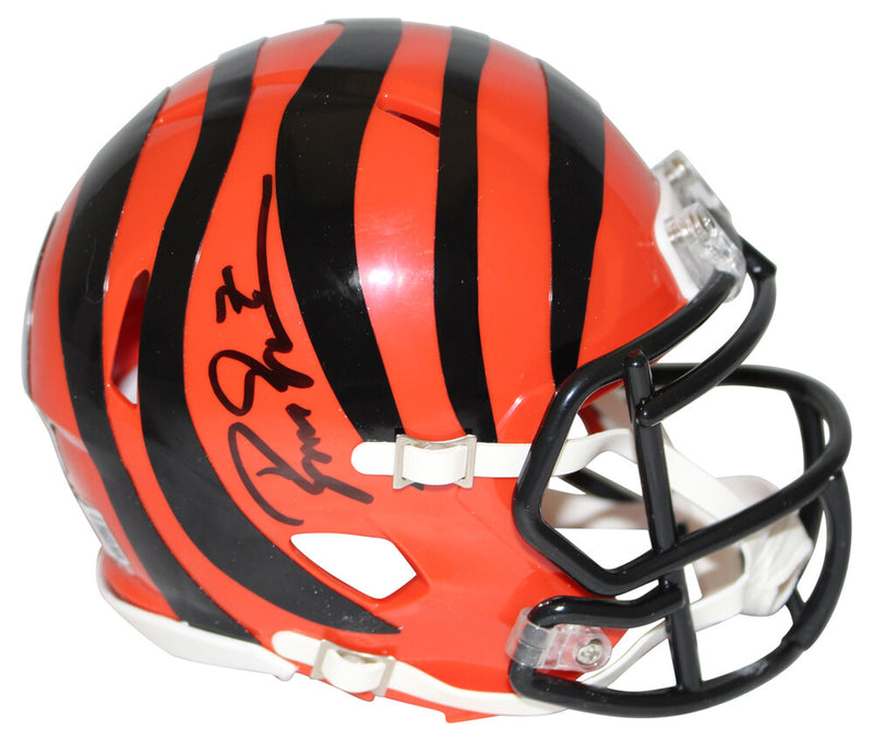Boomer Esiason Cincinnati Bengals Autographed Speed Mini Helmet