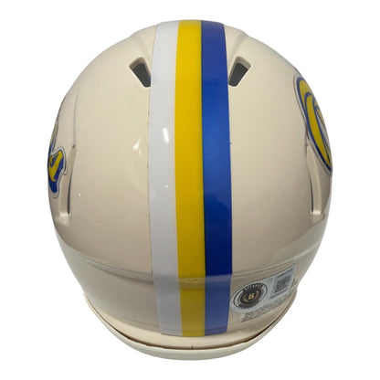 Davante Adams Signed Los Angeles Rams Retro Mini Helmet