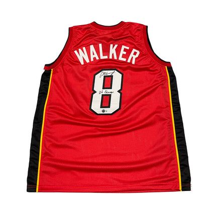 Antoine Walker Signed Miami Heat Custom Jersey (06 Champs) BAS