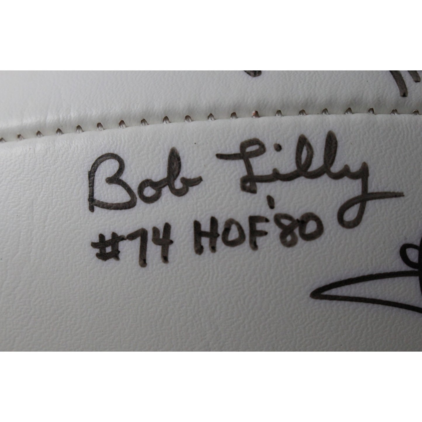 Butkus, Dorsett & More Multi-Signed NFL Hall of Fame Logo Football