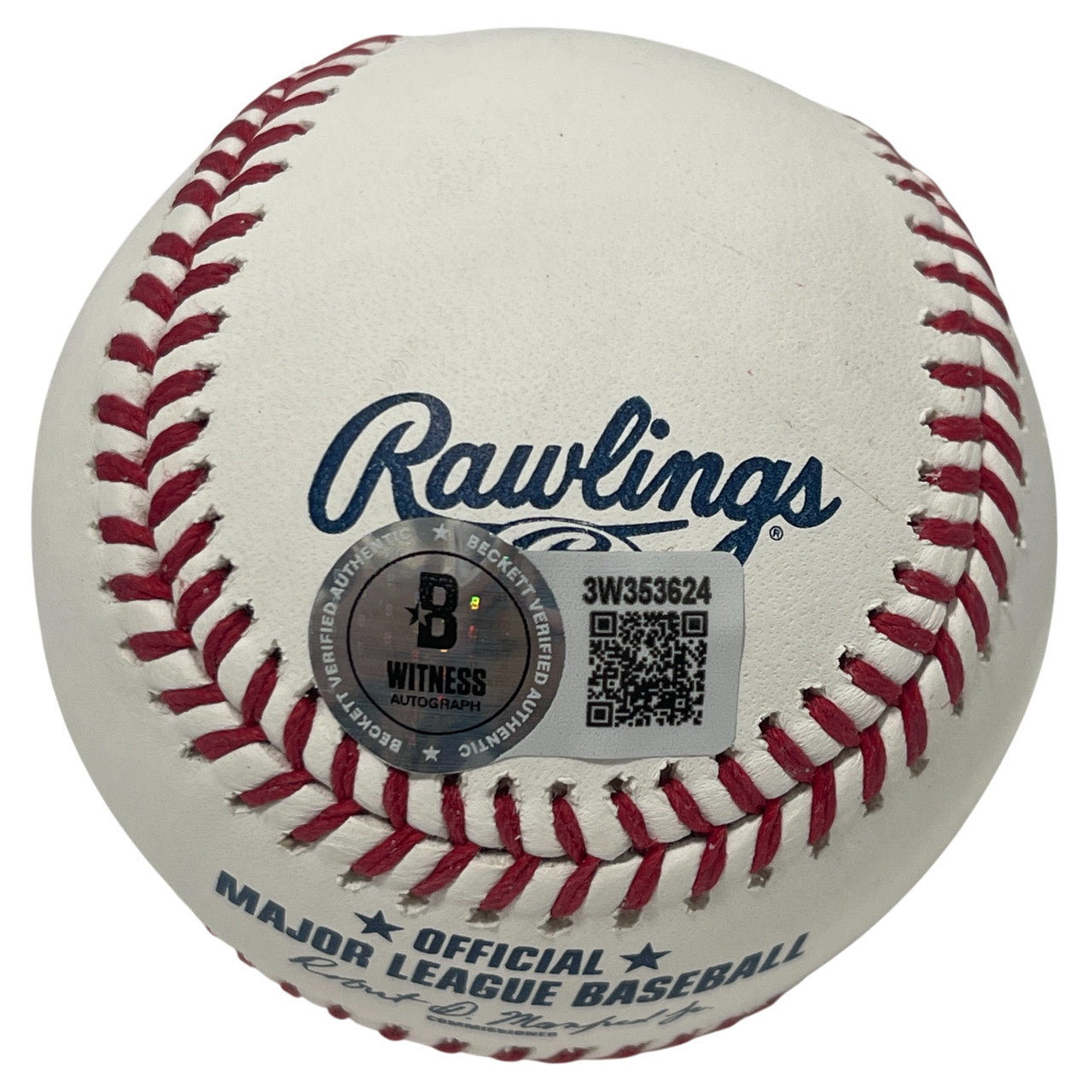 Jim Kaat Signed Retirement Logo Official MLB Baseball (Beckett BAS)