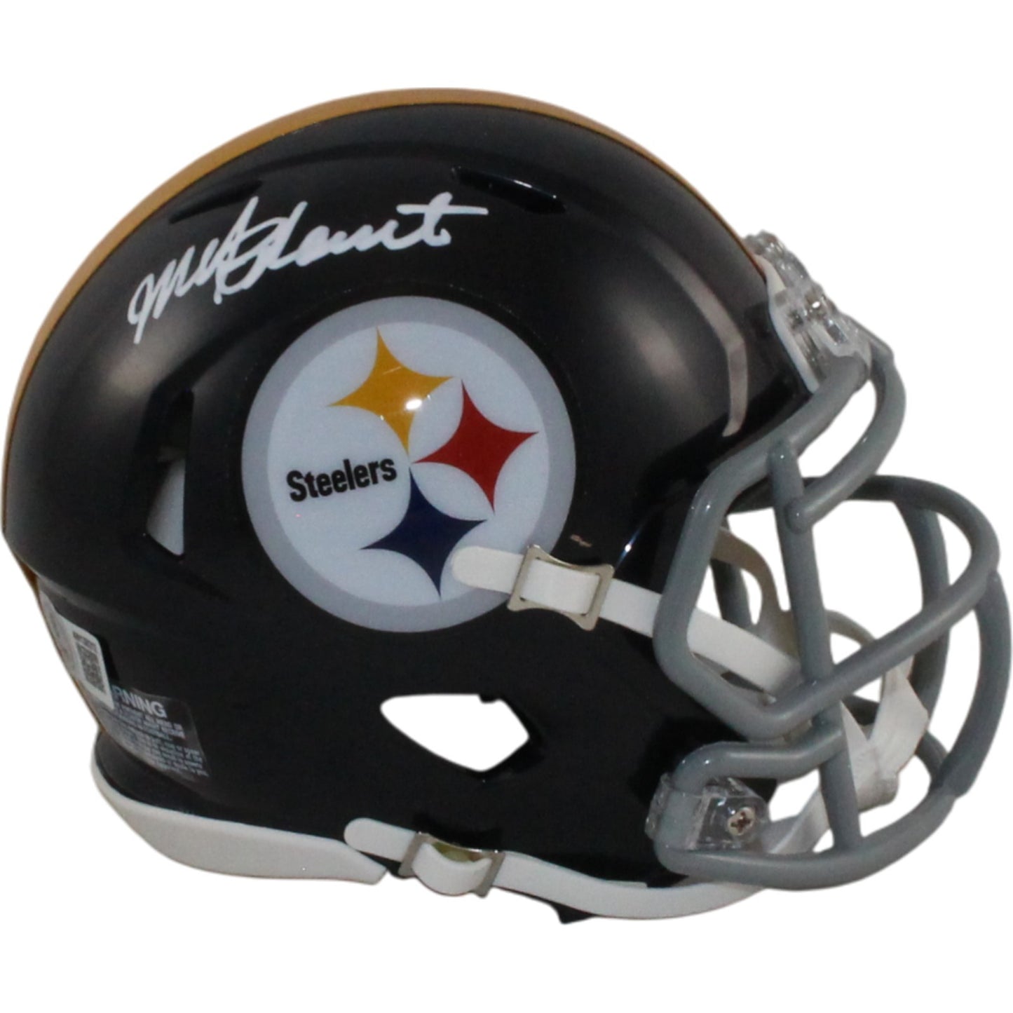 Mel Blount Signed Pittsburgh Steelers Throwback Mini Helmet (Beckett)