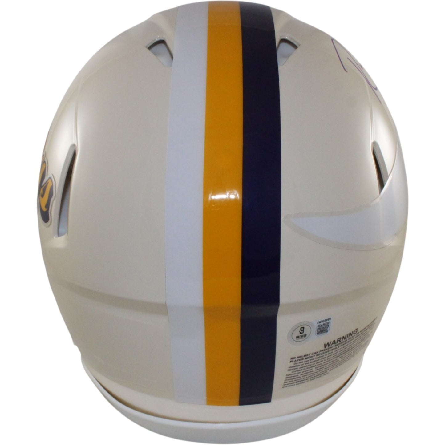 Randy Moss Autographed Minnesota Vikings Full Size Authentic Retro Helmet