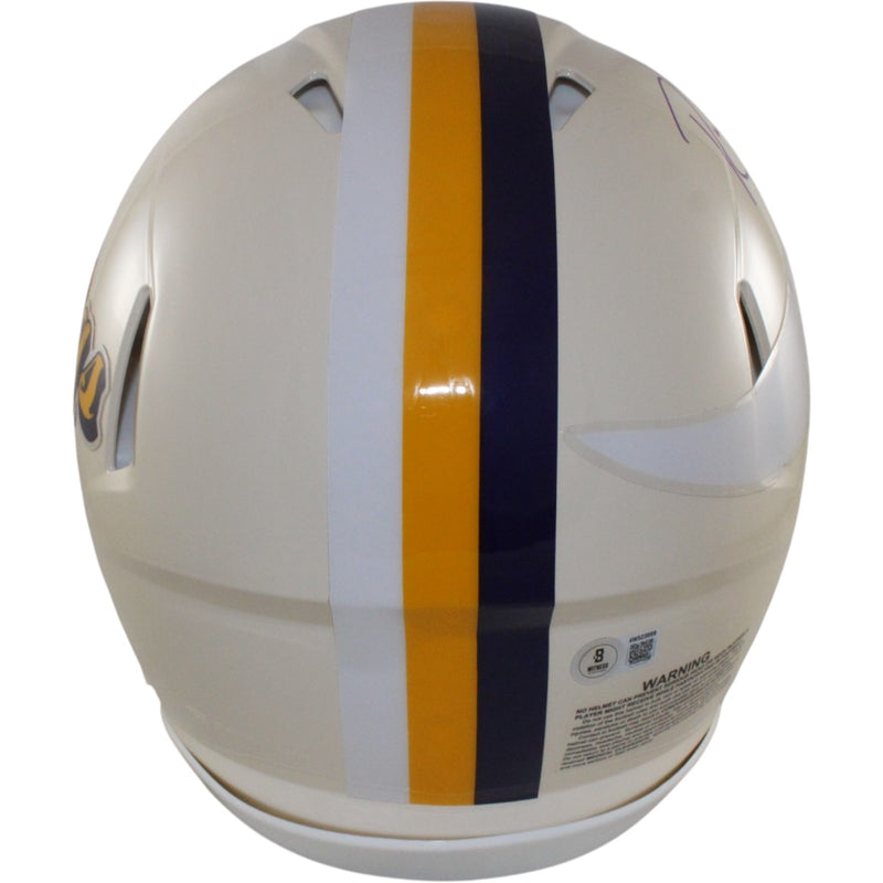Randy Moss Autographed Minnesota Vikings Full Size Authentic Retro Helmet