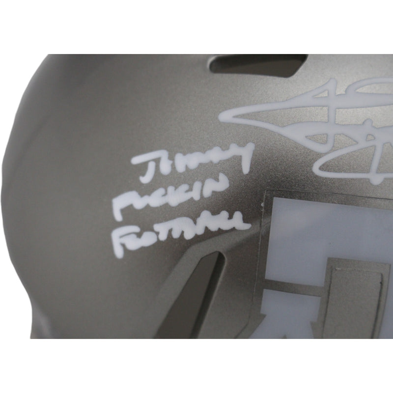 Johnny Manziel Signed Texas A&M Aggies Flash Mini Helmet (Inscription)