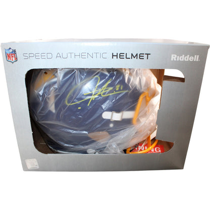 LaDainian Tomlinson Signed San Diego Chargers Throwback Proline Helmet