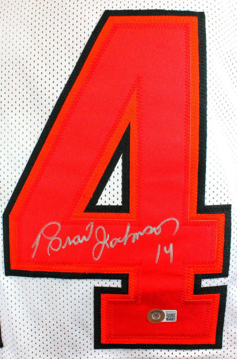 Brad Johnson Autographed White Custom Football Jersey