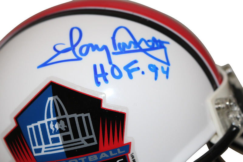 Tony Dorsett Autographed Dallas Cowboys Hall of Fame VSR4 Mini Helmet