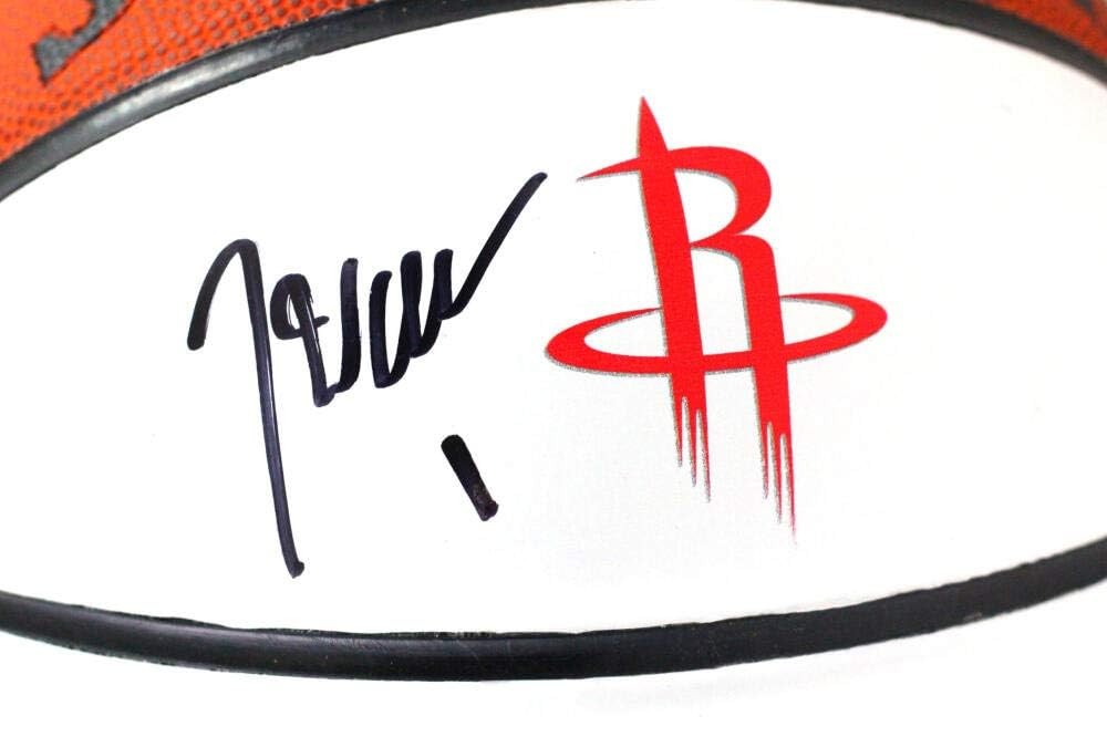 John Wall Autographed Houston Rockets White Panel Basketball