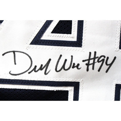 DeMarcus Ware Autographed Pro Style Blue Jersey