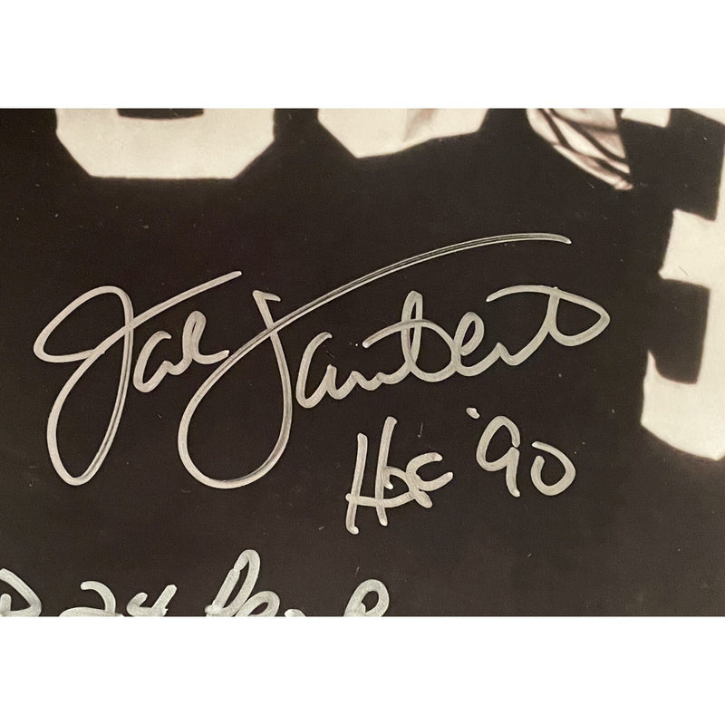 Jack Lambert, Andy Russell & Jack Ham Signed Steelers 11x14 Photo
