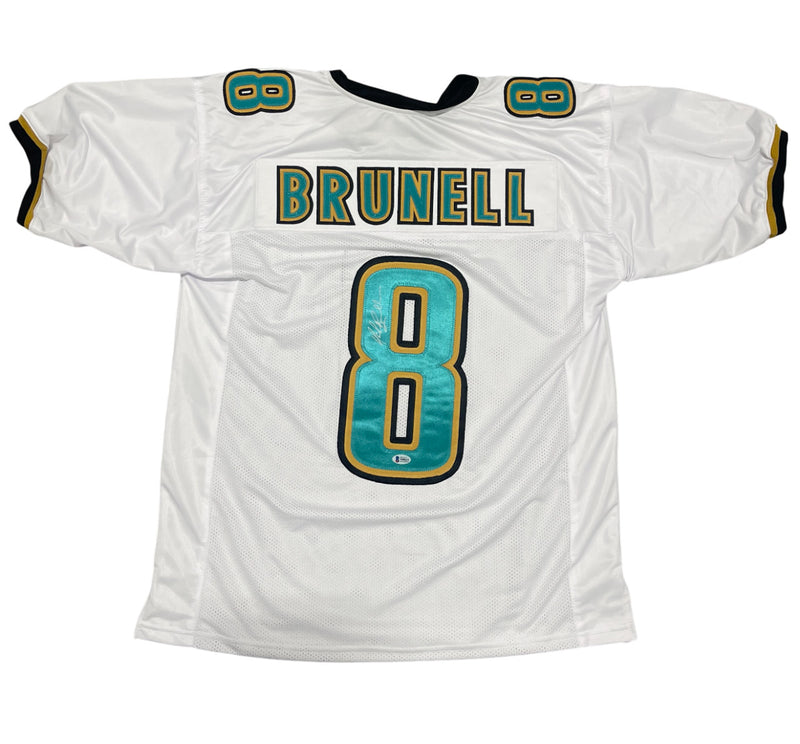 Mark Brunell Signed Jacksonville Jaguars Autographed Custom Jersey (BAS COA)