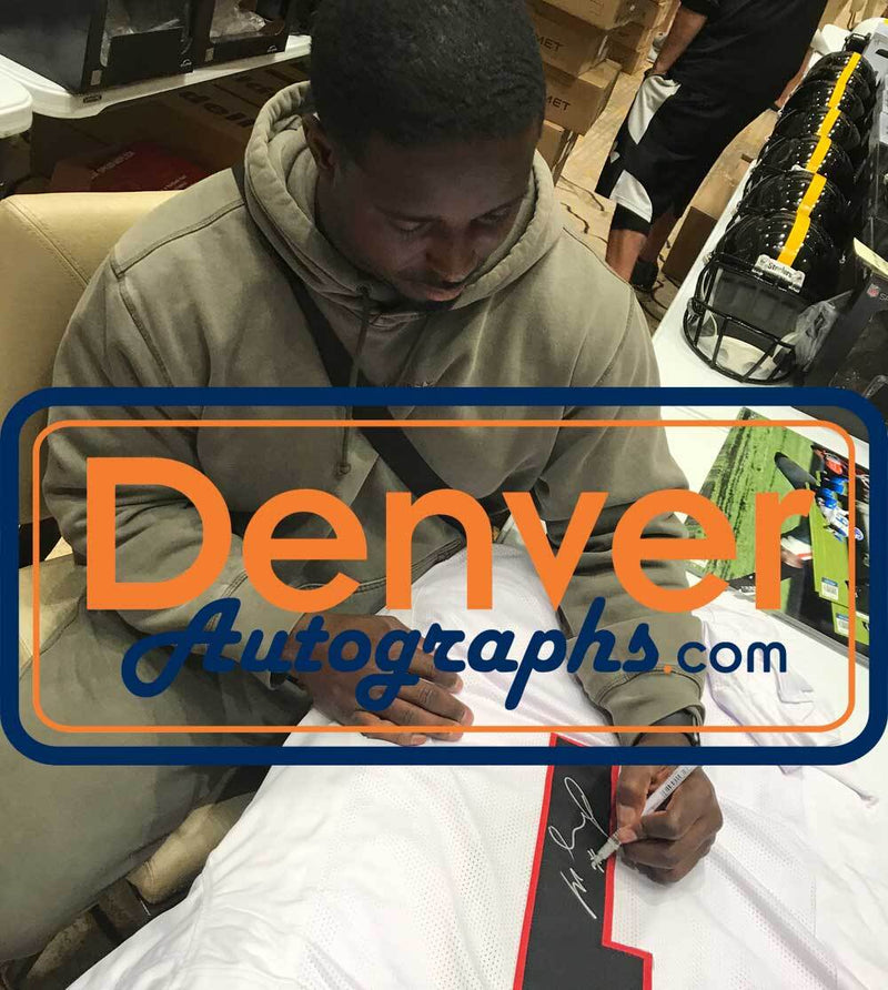 Sony Michel Autographed Georgia Bulldogs Style Custom Jersey