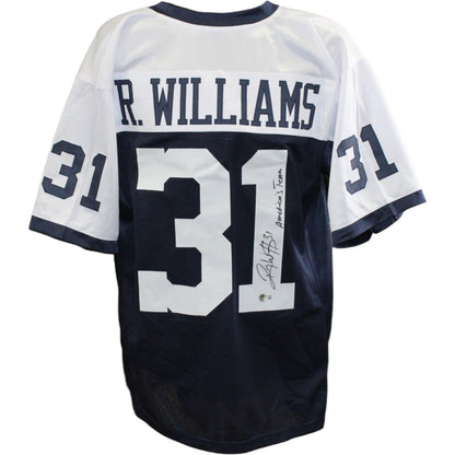 Roy Williams Autographed Dallas Cowboys Style Jersey (America's Team)
