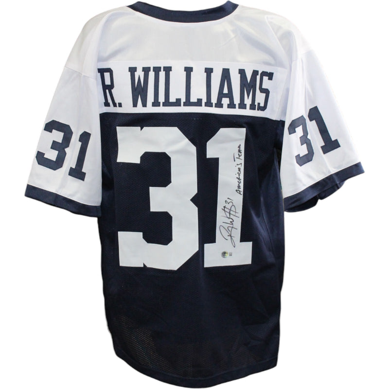 Roy Williams Autographed Dallas Cowboys Style Jersey (America's Team)