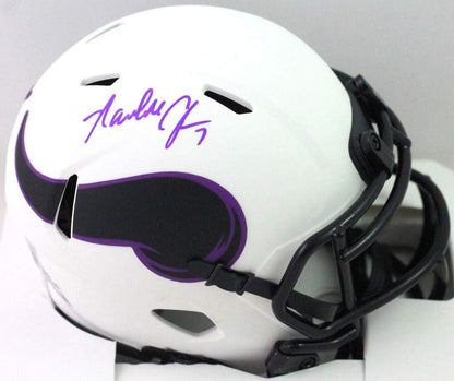 Randall Cunningham Signed Minnesota Vikings Lunar Speed Mini Helmet