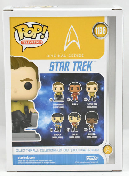 William Shatner Signed Captain Kirk Star Trek Funko Pop #1136