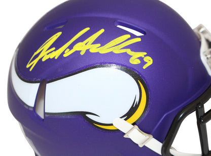 Jared Allen Signed Minnesota Vikings Speed Mini Helmet (Beckett)