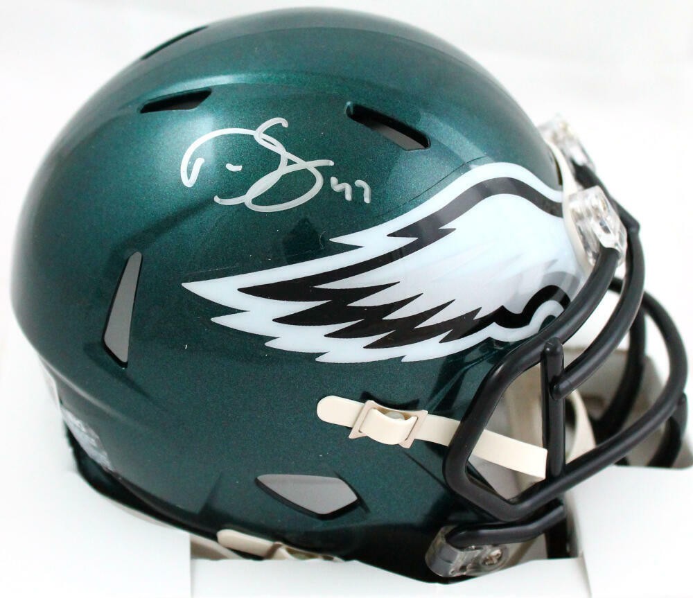 Darren Sproles Signed Philadelphia Eagles Speed Mini Helmet