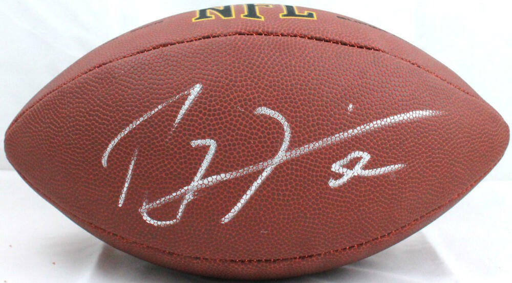 Ray Lewis Signed Baltimore Ravens Wilson NFL Super Grip Football