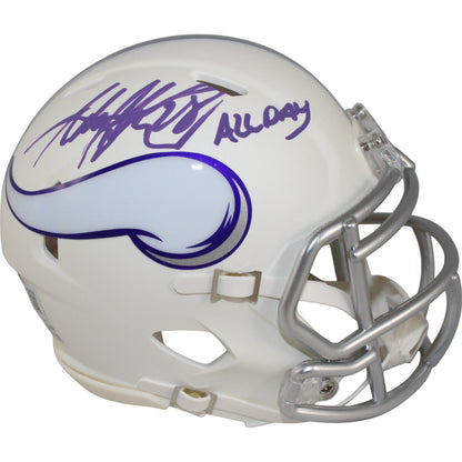 Adrian Peterson Signed Minnesota Vikings Alt Mini Helmet (All Day)