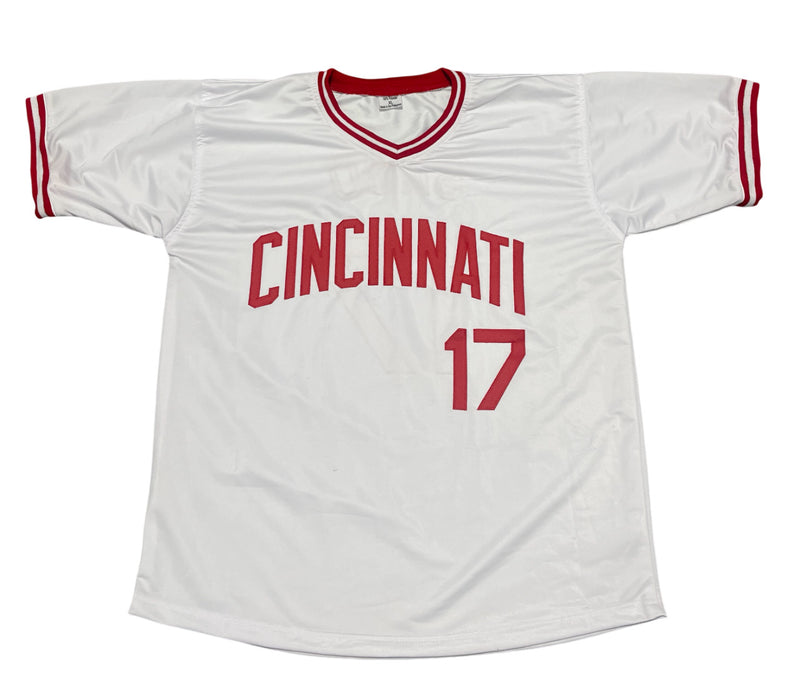 Chris Sabo Signed Cincinnati Reds Custom Jersey (88 NL ROY) Beckett BAS
