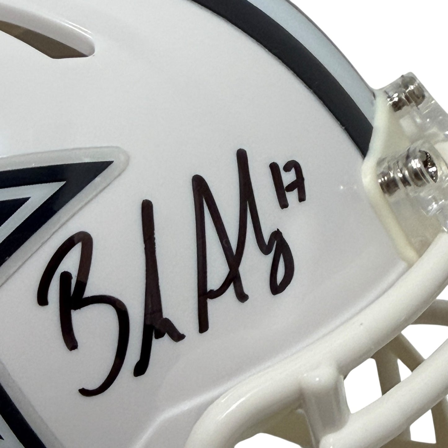 Brandon Aubrey Signed Dallas Cowboys Alternate White Mini Helmet