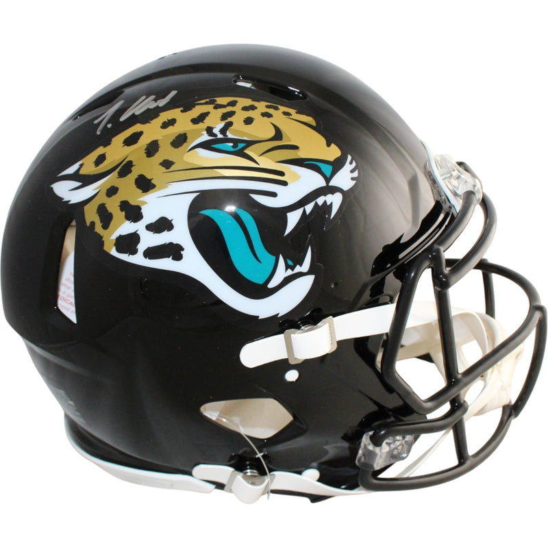 Travis Hunter Autographed Jacksonville Jaguars Full Size Authentic Helmet