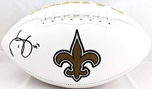 Darren Sproles Signed New Orleans Saints Logo Football - Black