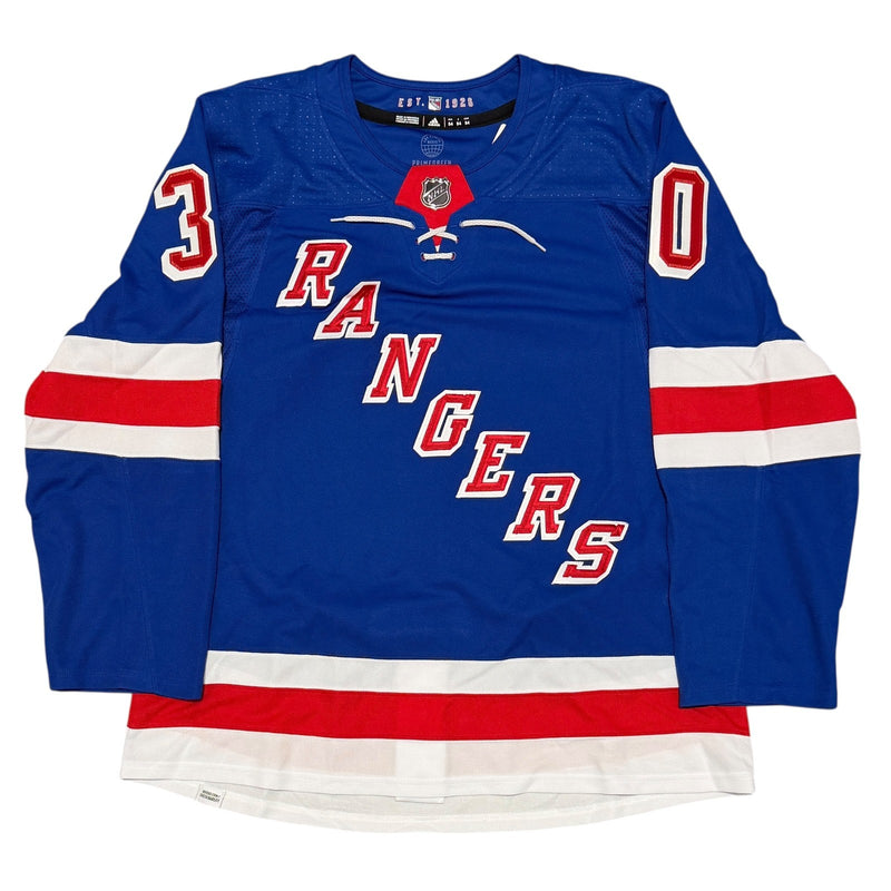 Henrik Lundqvist New York Rangers Signed Adidas Blue Jersey