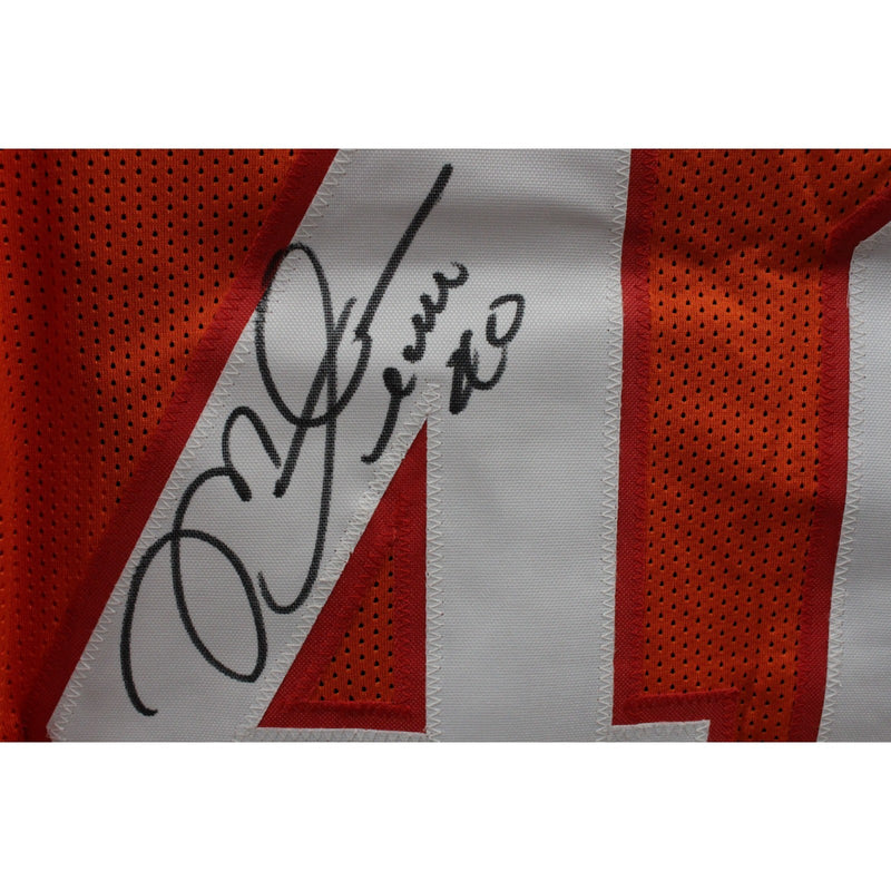 Mike Alstott Signed Tampa Bay Buccaneers Throwback Orange Pro Style Jersey